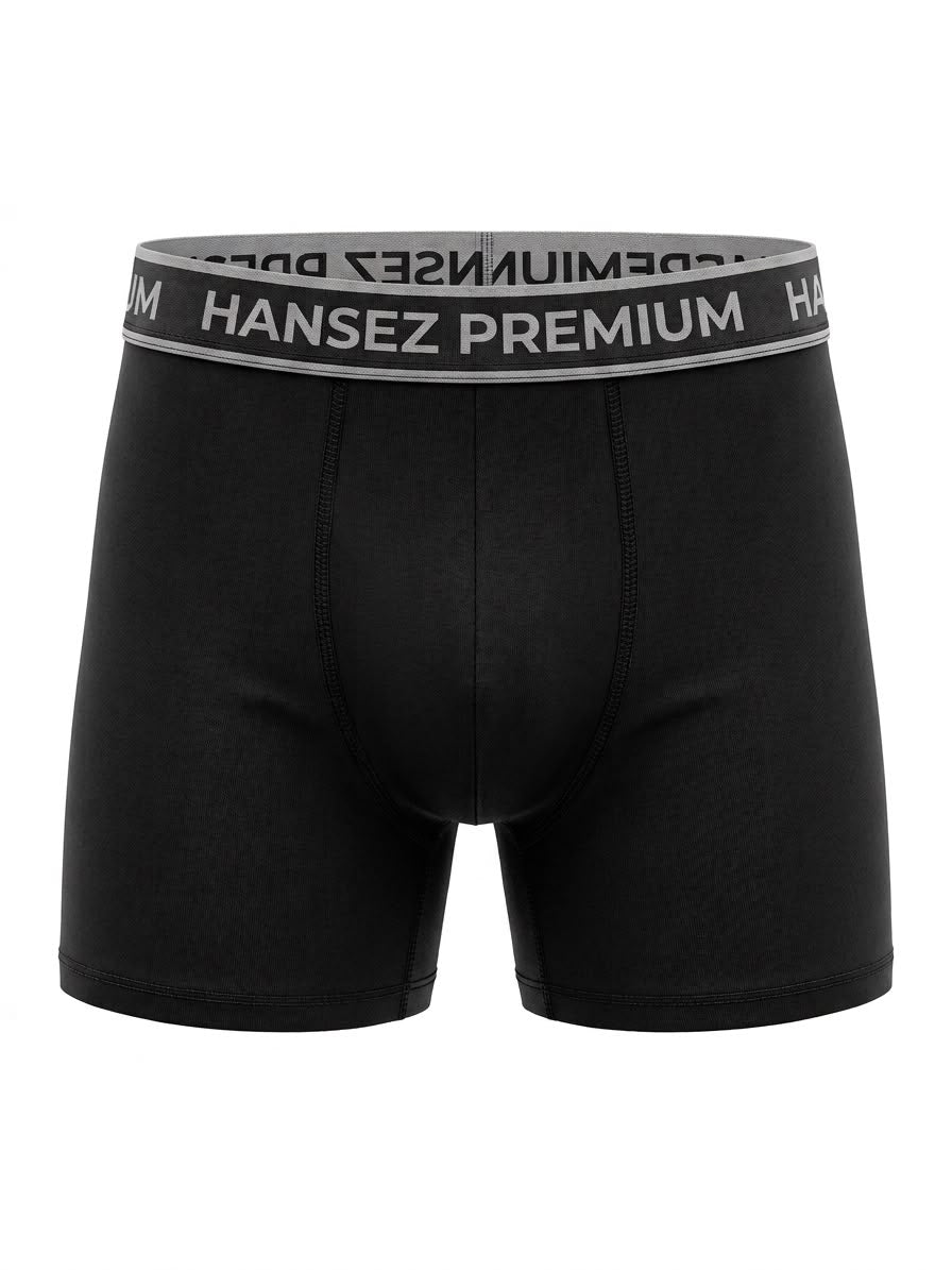 Mens Boxer Basic Cotton Spandex (LONG)