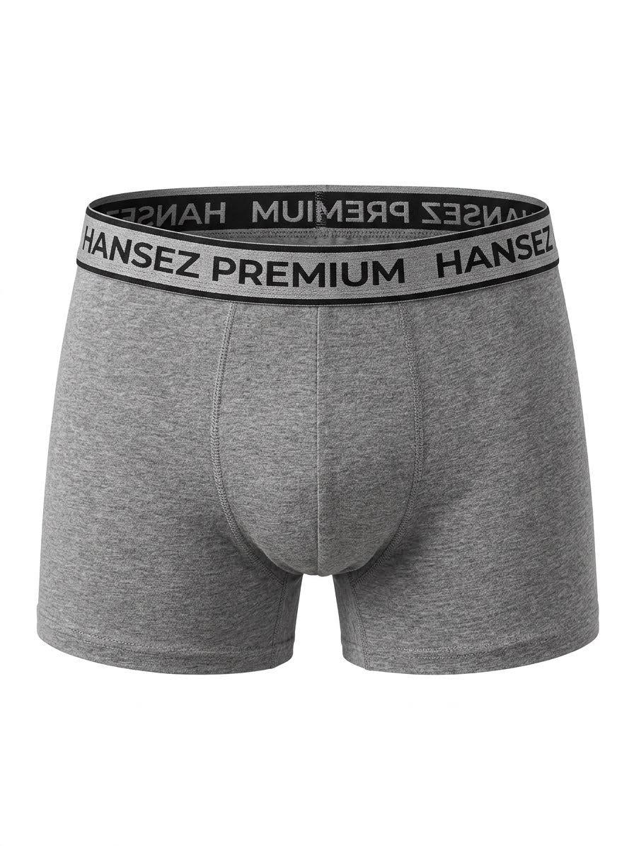 Mens Boxer Basic Cotton Spandex (LONG)