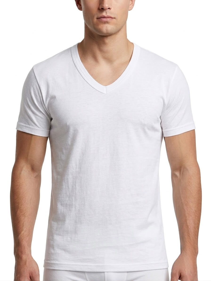 Men's Undershirt V-Neck