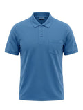 Men's Basic T-shirt Polo Neck