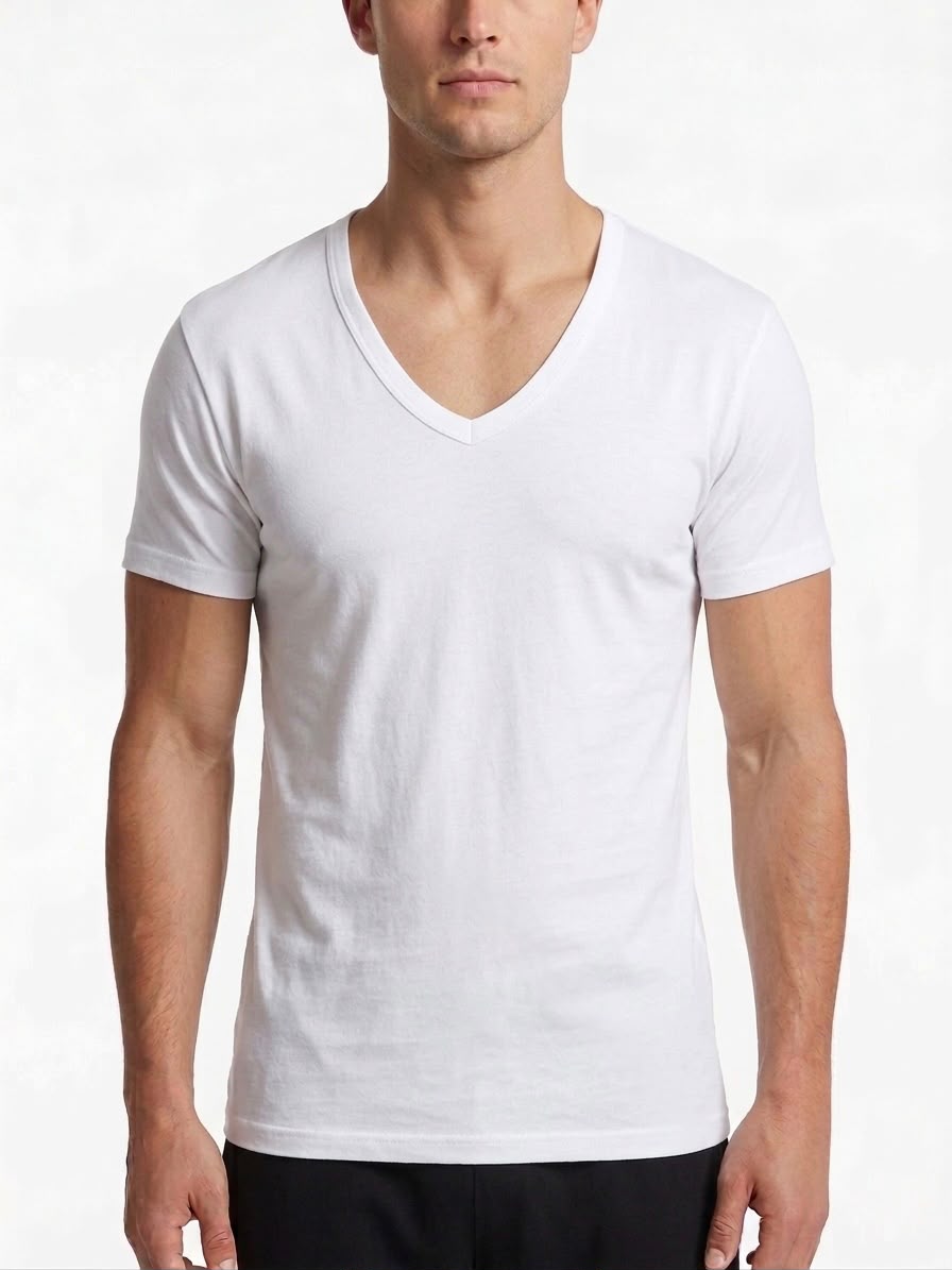 Men's Undershirt V-Neck
