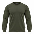 Men's Basic T-Shirt Round Neck Long Sleeve