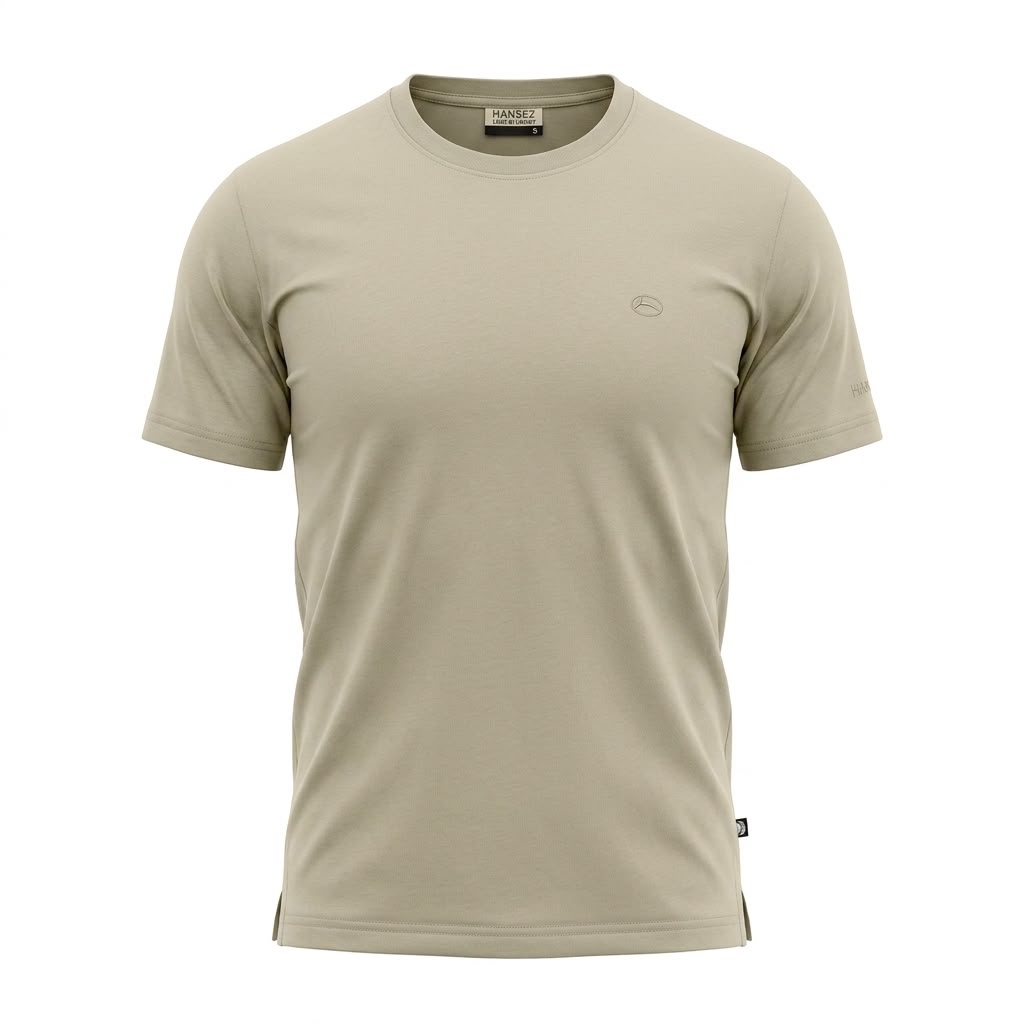 Mens Basic T-Shirt Round Neck