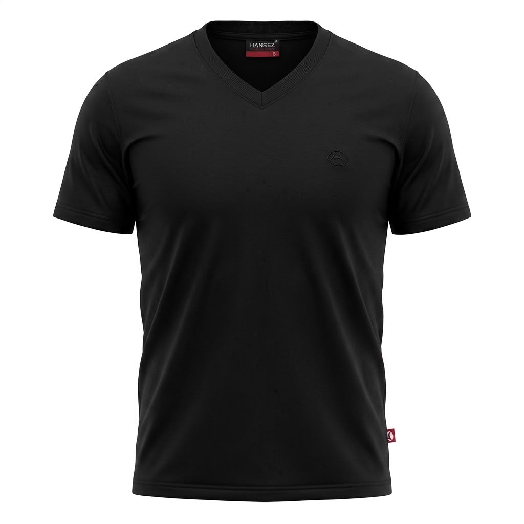 Mens Basic T-Shirt V-Neck