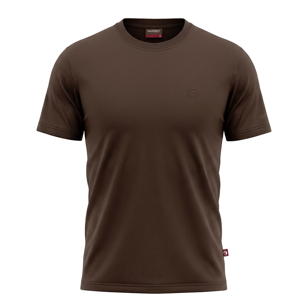 Mens Basic T-Shirt Round Neck