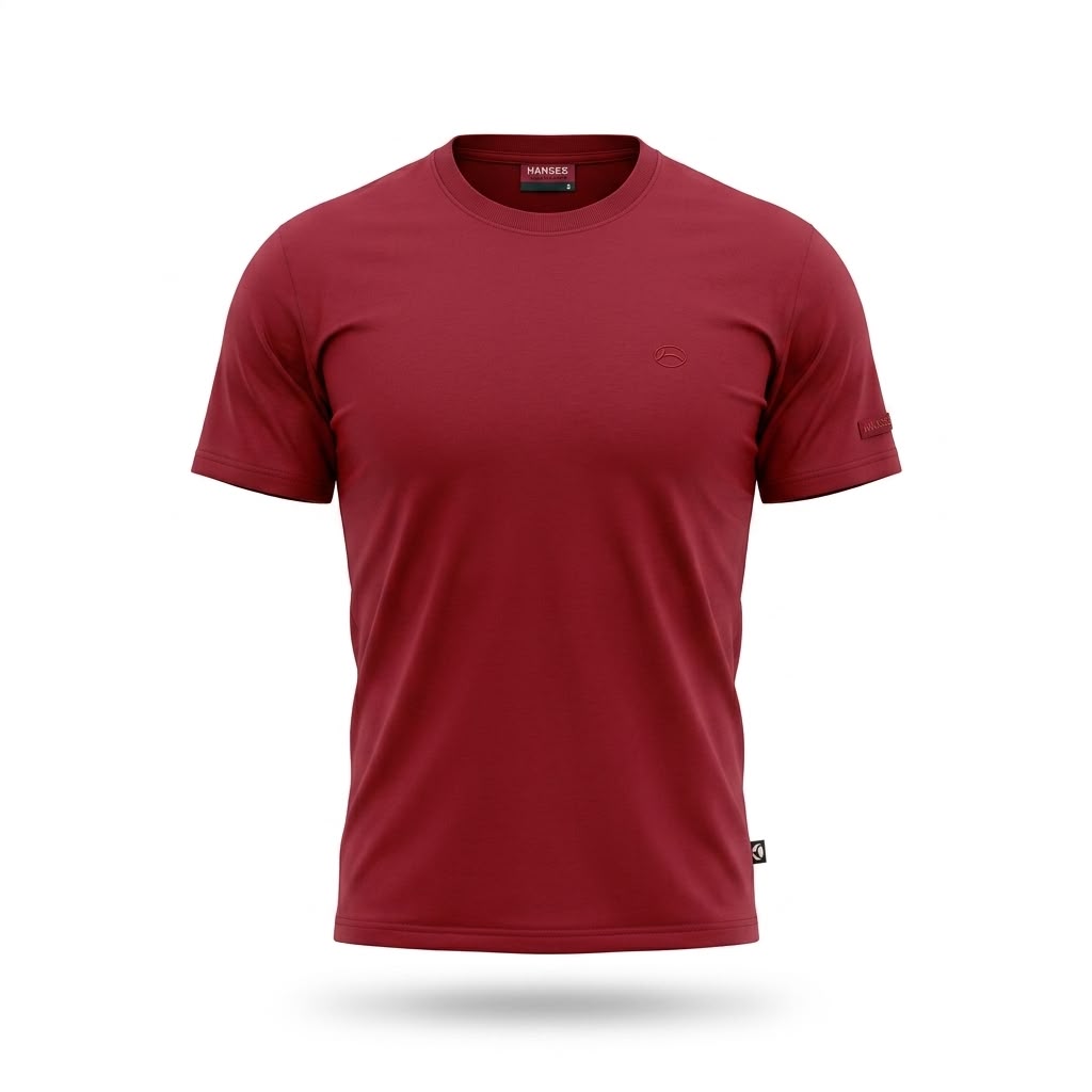 Mens Basic T-Shirt Round Neck