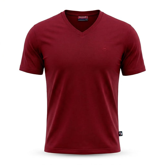 Mens Basic T-Shirt V-Neck