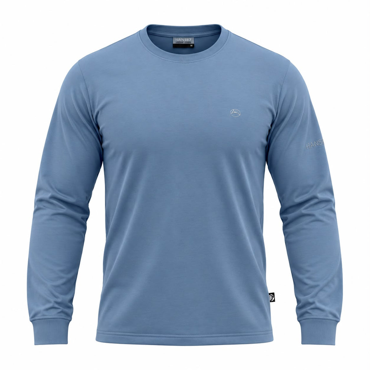 Men's Basic T-Shirt Round Neck Long Sleeve