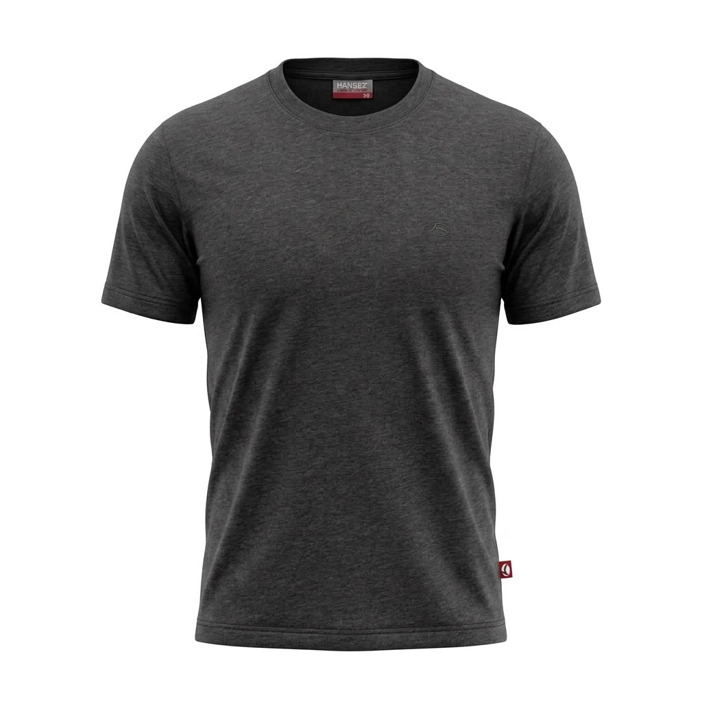 Mens Basic T-Shirt Round Neck