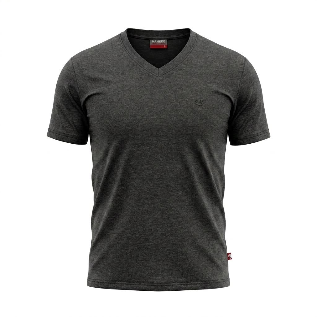 Mens Basic T-Shirt V-Neck