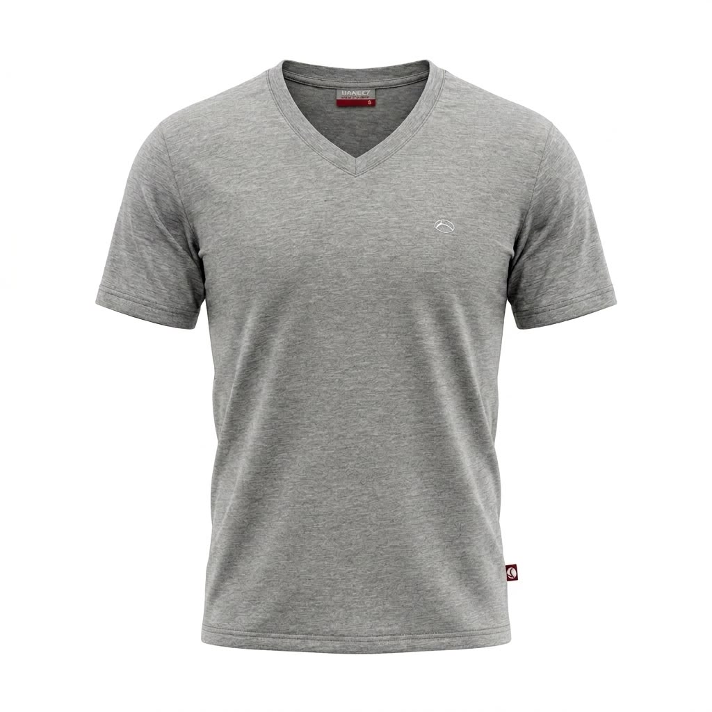 Mens Basic T-Shirt V-Neck
