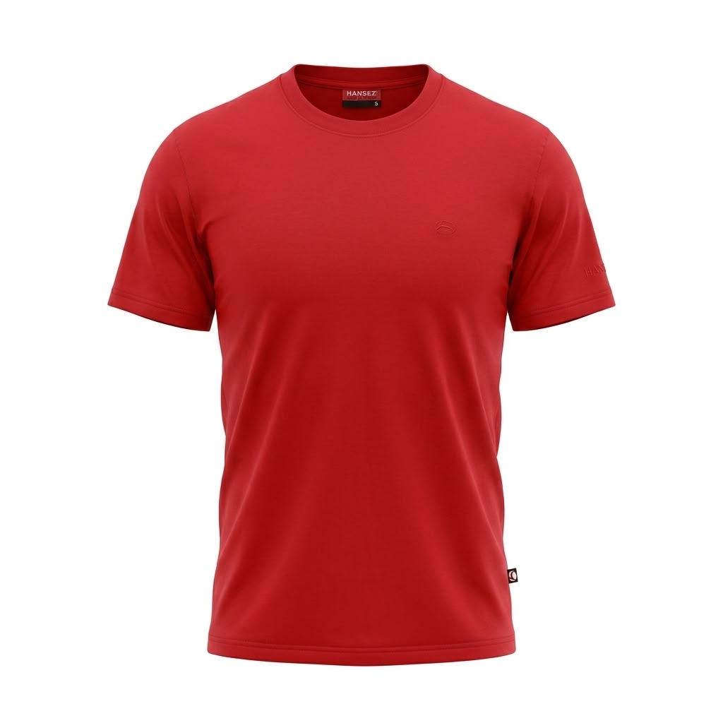 Mens Basic T-Shirt Round Neck