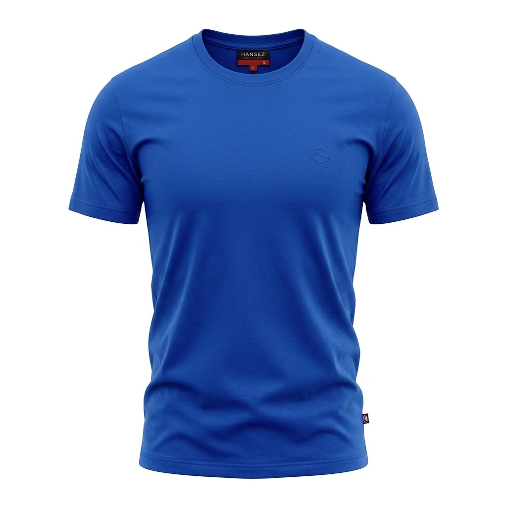 Mens Basic T-Shirt Round Neck