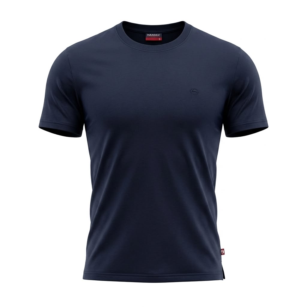 Mens Basic T-Shirt Round Neck