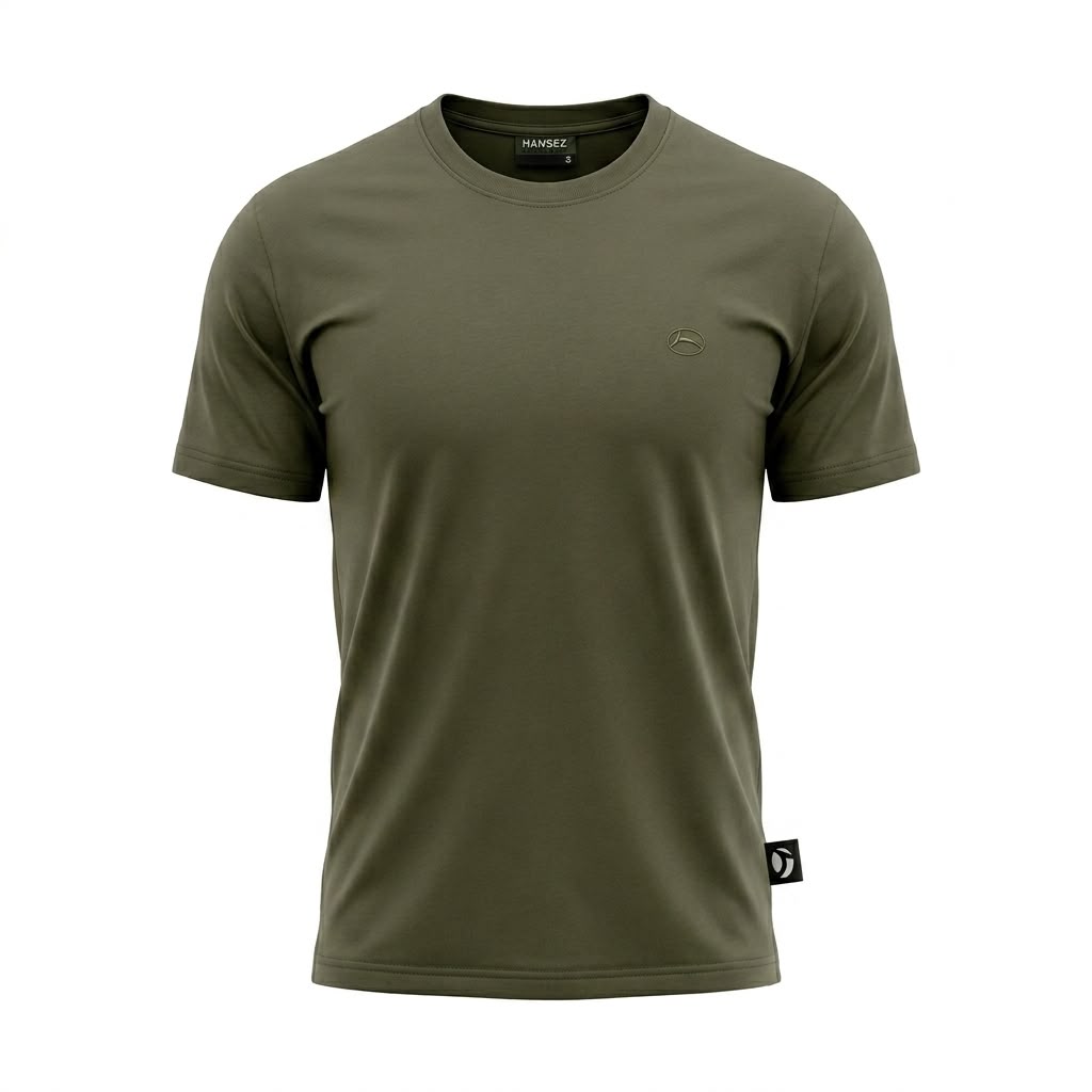 Mens Basic T-Shirt Round Neck