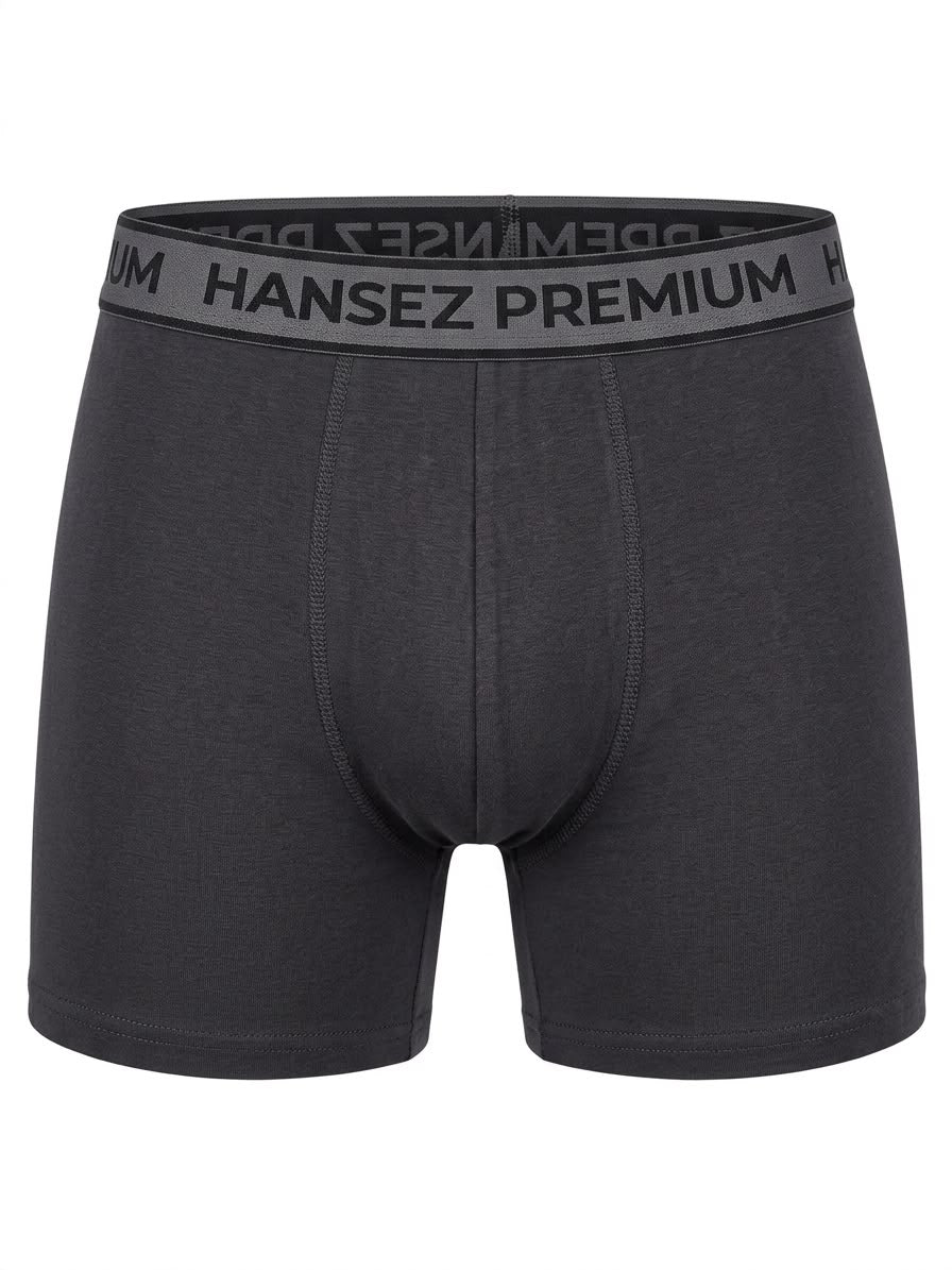 Mens Boxer Basic Cotton Spandex (LONG)